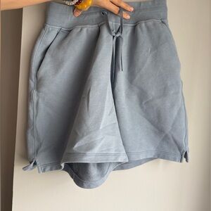 lululemon Scuba High Waist Shorts - Light Blue